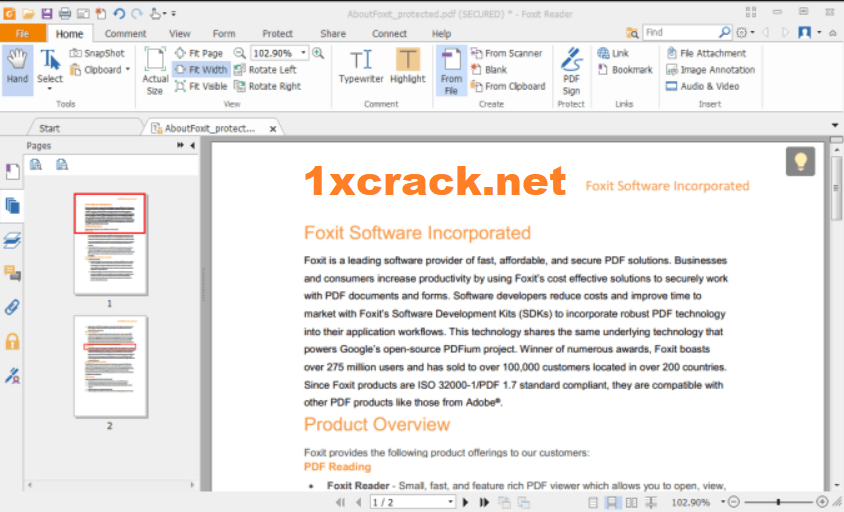 Foxit PDF Reader Crack